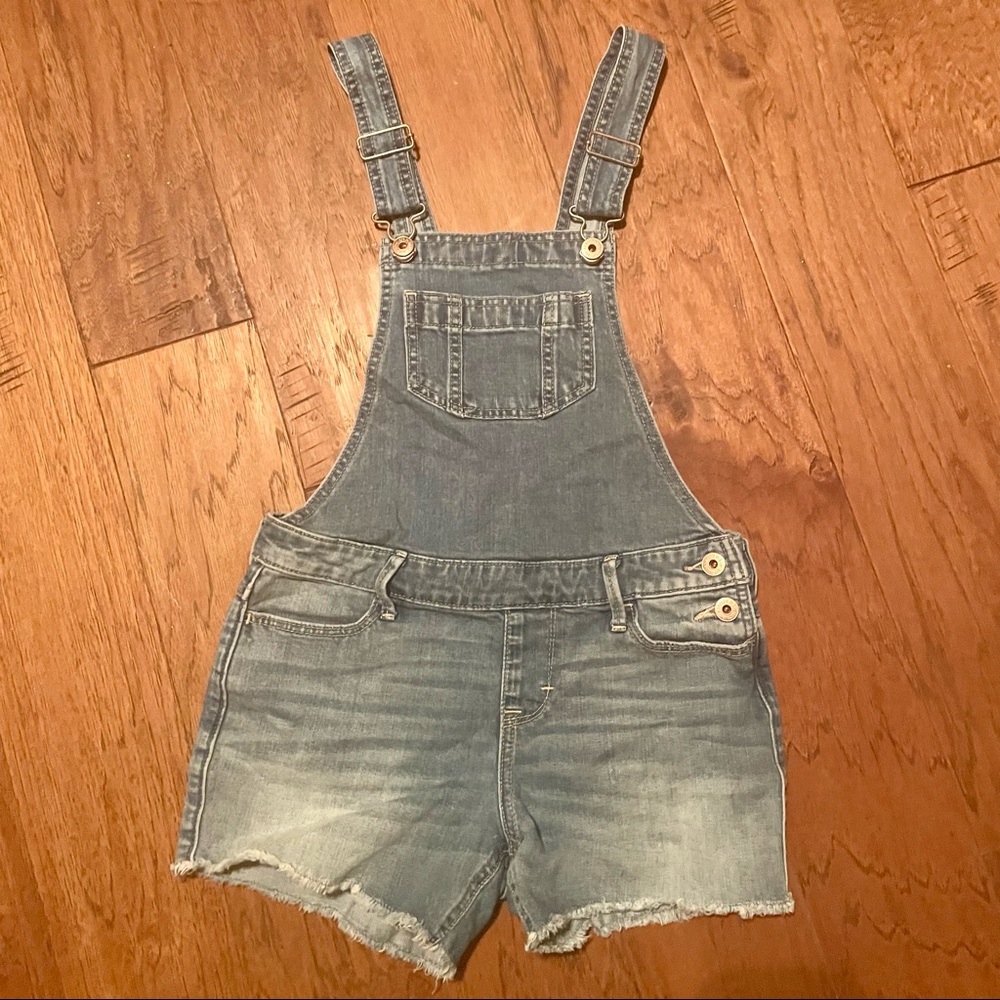Abercrombie kids short overalls 11/12